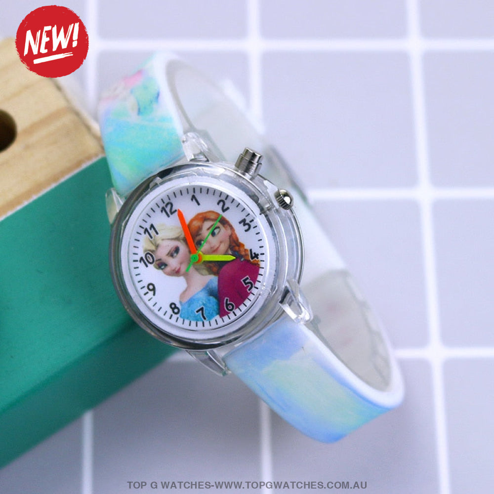 Marvel Spider-Man Disney's Princess Elsa Cartoon light-Up Children's Watch - Top G Watches