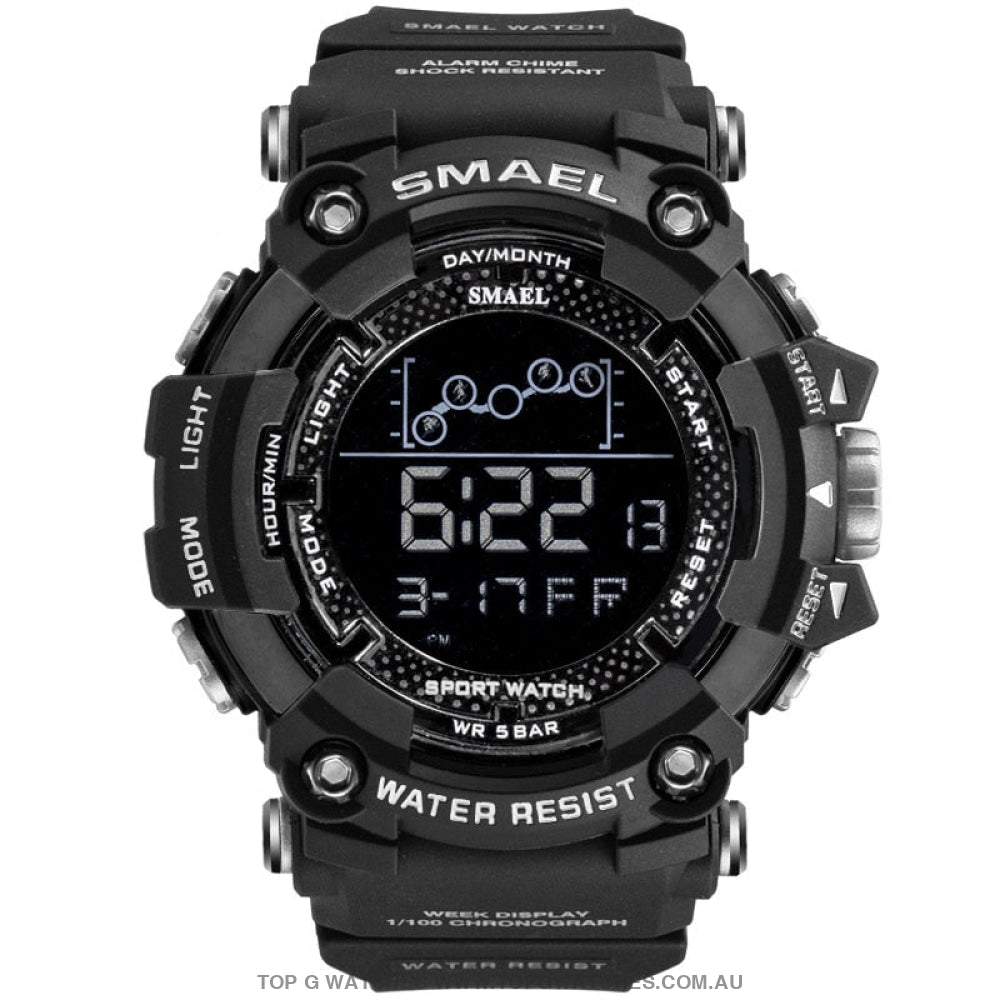 Top Custom Sports Men's Military Fitness 50M Waterproof Digital Sports Watch - Top G Watches