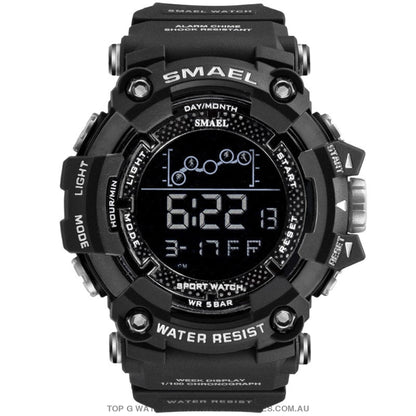 Top Custom Sports Men's Military Fitness 50M Waterproof Digital Sports Watch - Top G Watches