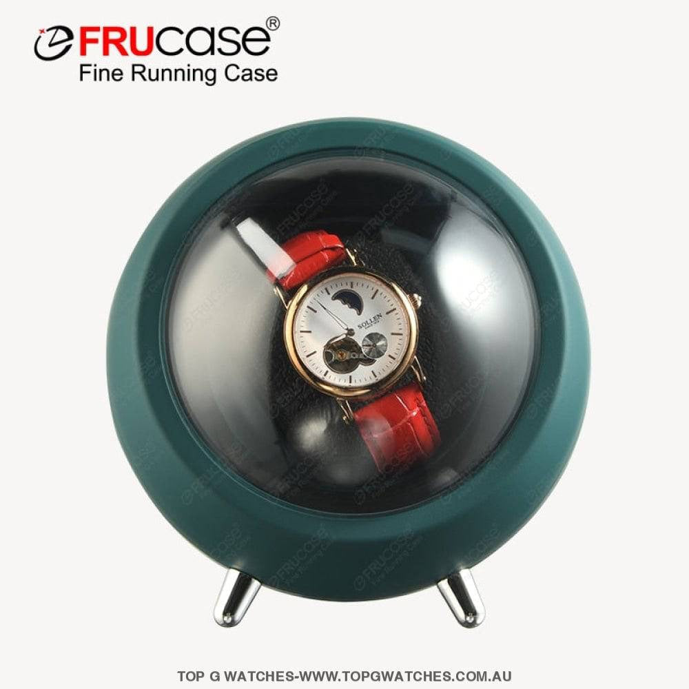 Motion FruCase Winding Display Watch Storage Case - Automatic Winder USB Cable / with Battery Option - Top G Watches