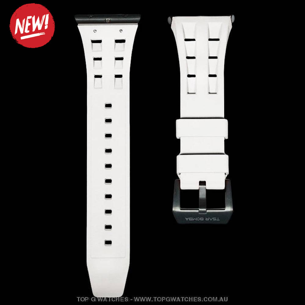 Official TSAR Bomba TB821 Series Premium Quick Release Fluororubber Strap - Top G Watches