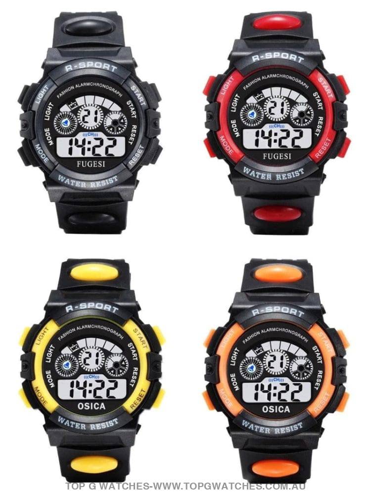 Cool Luminous Digital Electronic Sports Display Fitness Kid's Wristwatch - Top G Watches