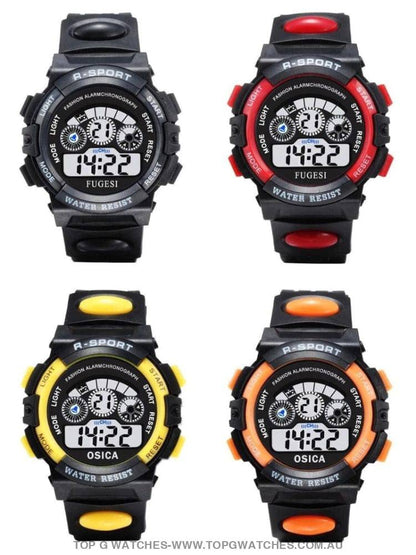 Cool Luminous Digital Electronic Sports Display Fitness Kid's Wristwatch - Top G Watches