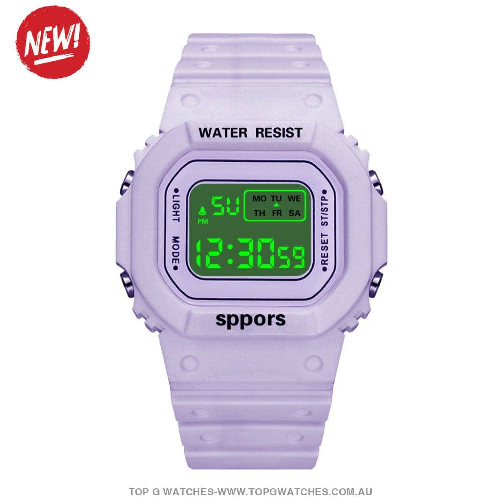 Cool Luminous Digital Electronic Sports Display Fitness Kid's Wristwatch - Top G Watches