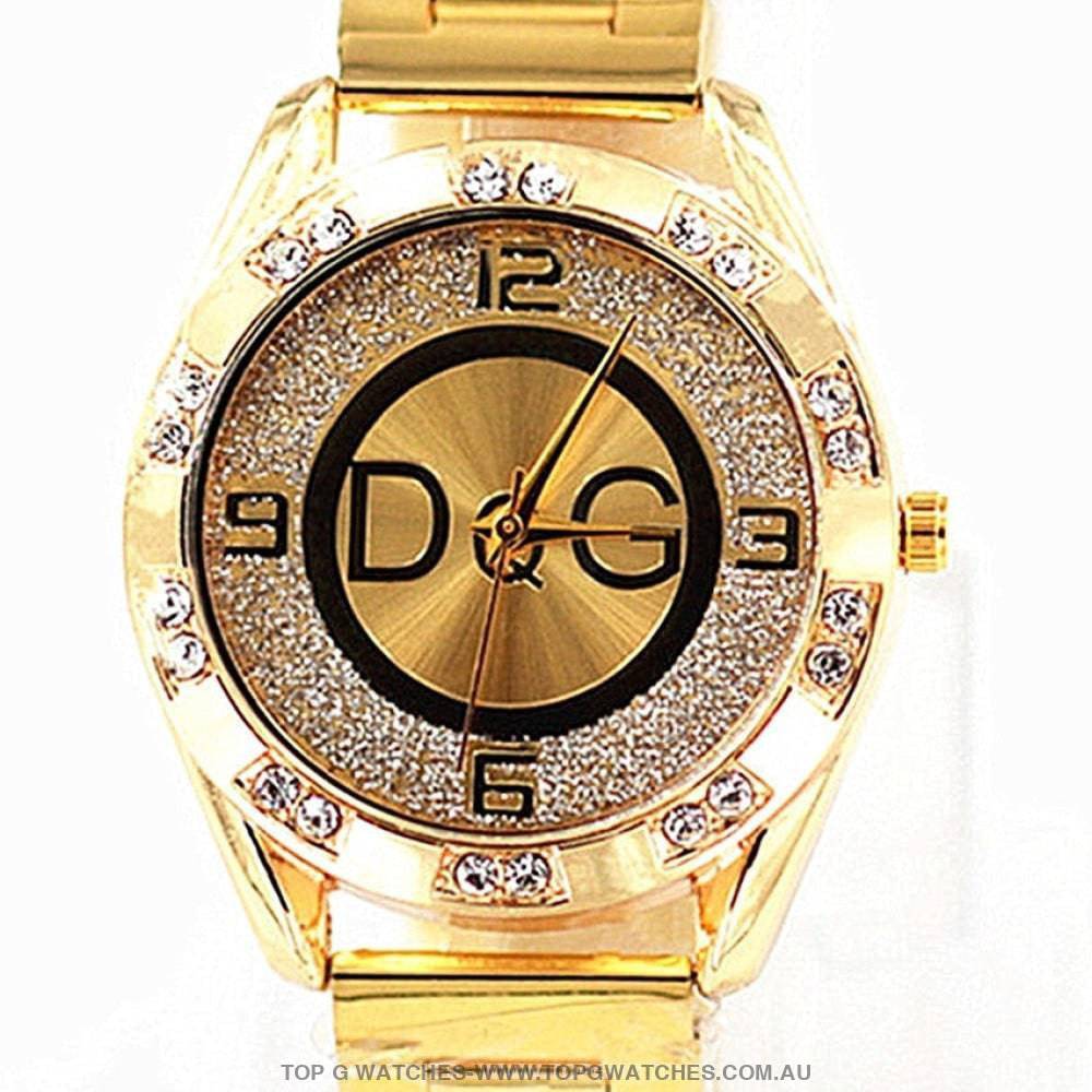 Gold Jewel DQG Fashion Luxury Quartz Ladies' Casual Dress Watch - Top G Watches