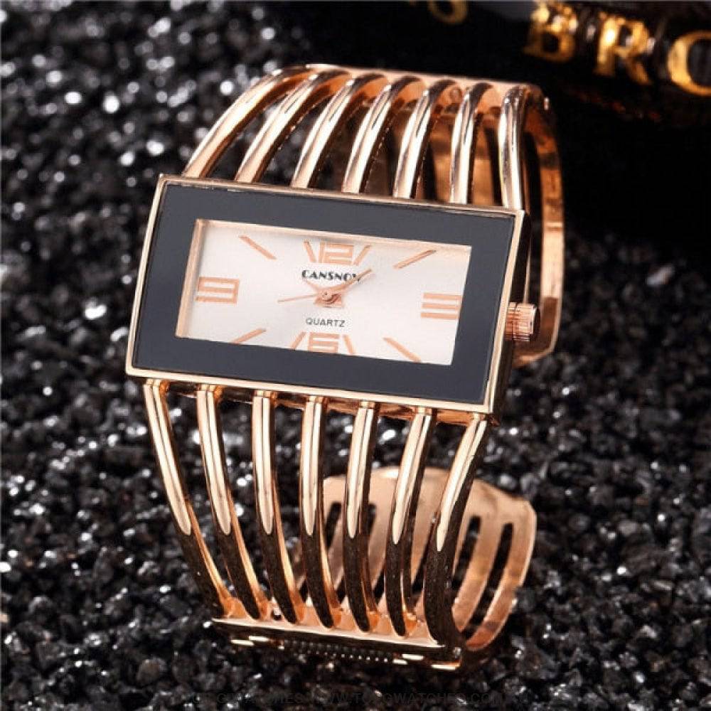 Elegant Fashion Dress Quartz-Crystal Ladies' Bracelet Bangle Wristwatch - Top G Watches