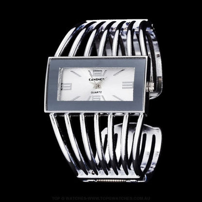 Elegant Fashion Dress Quartz-Crystal Ladies' Bracelet Bangle Wristwatch - Top G Watches