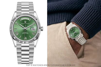 PAGANI DESIGN DD36 Automatic Mechanical Sapphire Glass 10Bar Wristwatch - Top G Watches