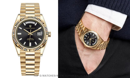 PAGANI DESIGN DD36 Automatic Mechanical Sapphire Glass 10Bar Wristwatch - Top G Watches