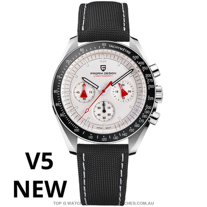 2023 Pagani Design Pd-1701 Luxury Quartz Automatic Sapphire Mirror Wristwatch Black Red 1 / China No