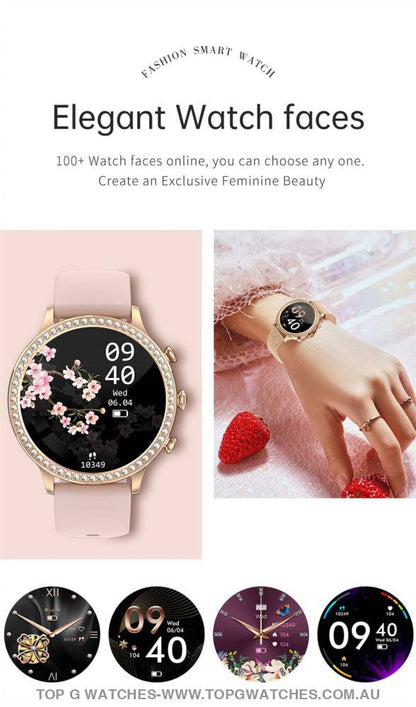 Fashion Lige Bluetooth Call Blood Pressure DIY Custom Dial Sport Bracelet Waterproof Smartwatch - Top G Watches