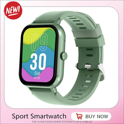 Beautiful Fashion Sports Ivanony Smart 1.83 LED Display Bluetooth Answer Call Voice A.I Assistant Fitness Smart Watch - Top G Watches