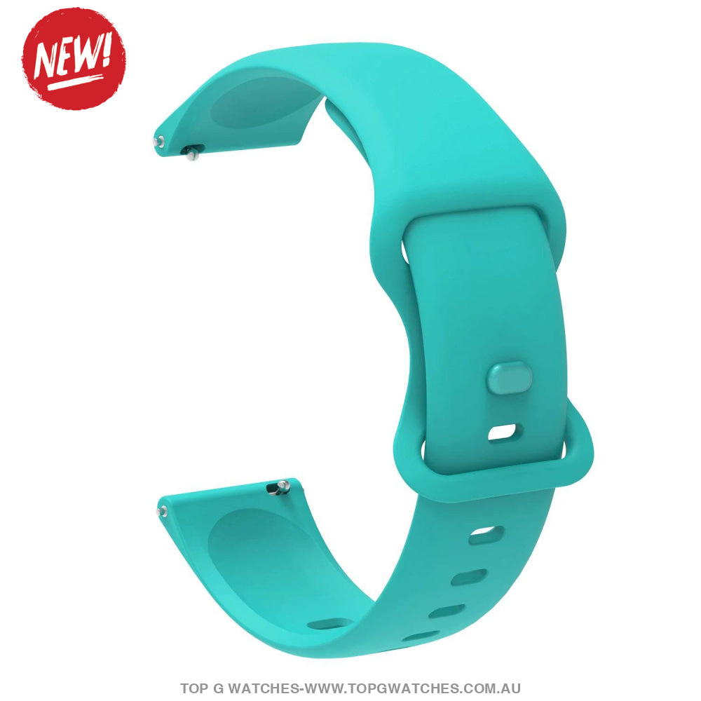 Smartwatch Universal Replacement Quick-Release Spare Strap - Silicone Watchband 20/22mm - Top G Watches