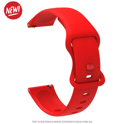 Smartwatch Universal Replacement Quick-Release Spare Strap - Silicone Watchband 20/22mm - Top G Watches