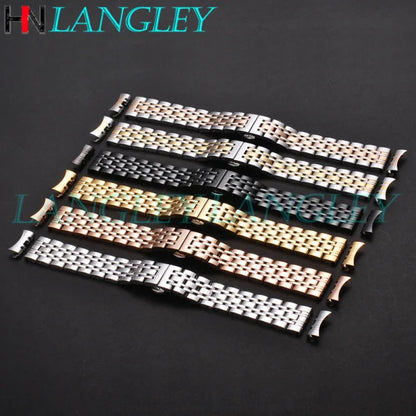 Solid 304L Stainless Steel Universal Replacement Quick-Release Replacement Watch Band - Top G Watches