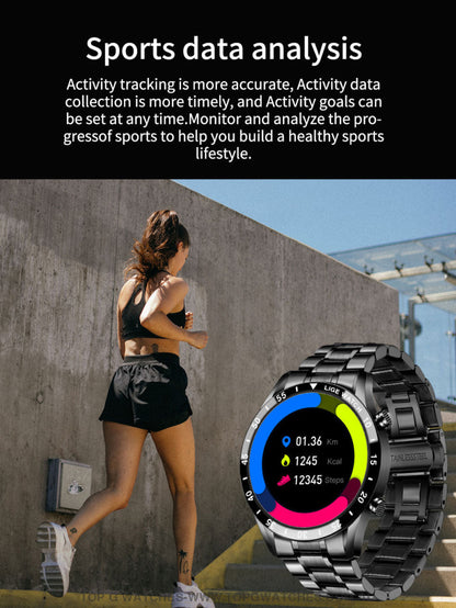 New 2022 Luxury Full Touch Screen Bluetooth Smart Watch Waterproof Sport Activity Fitness Watch - Top G Watches