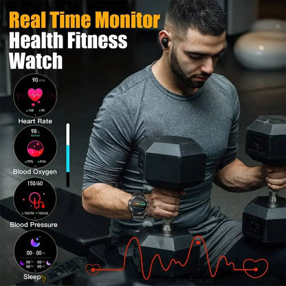 Smart Steel Bluetooth Health Sports Fitness Waterproof Melanda Smartwatch - Top G Watches