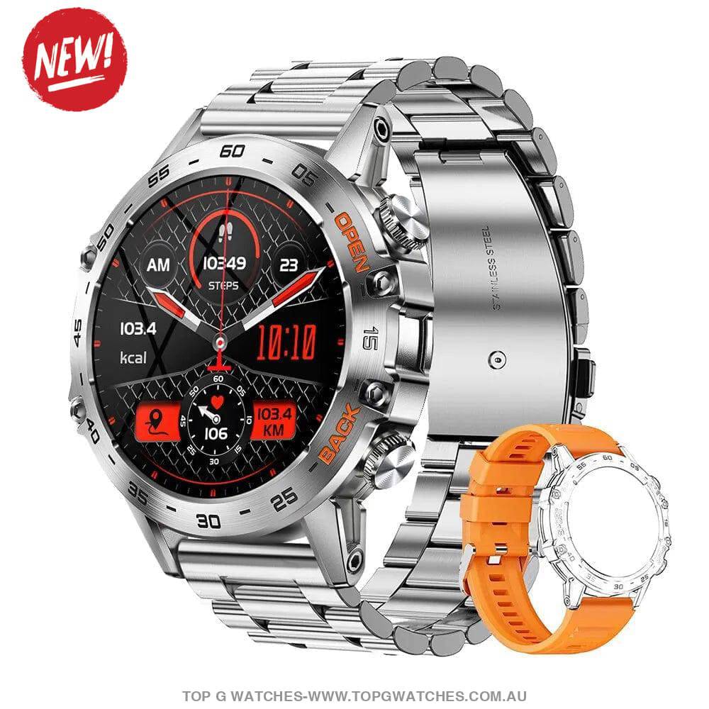 Smart Steel Bluetooth Health Sports Fitness Waterproof Melanda Smartwa Top G Watches