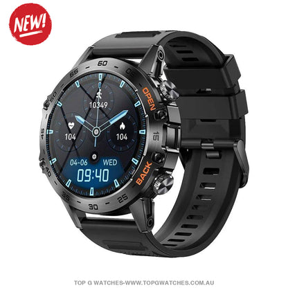 Smart Steel Bluetooth Health Sports Fitness Waterproof Melanda Smartwatch - Top G Watches