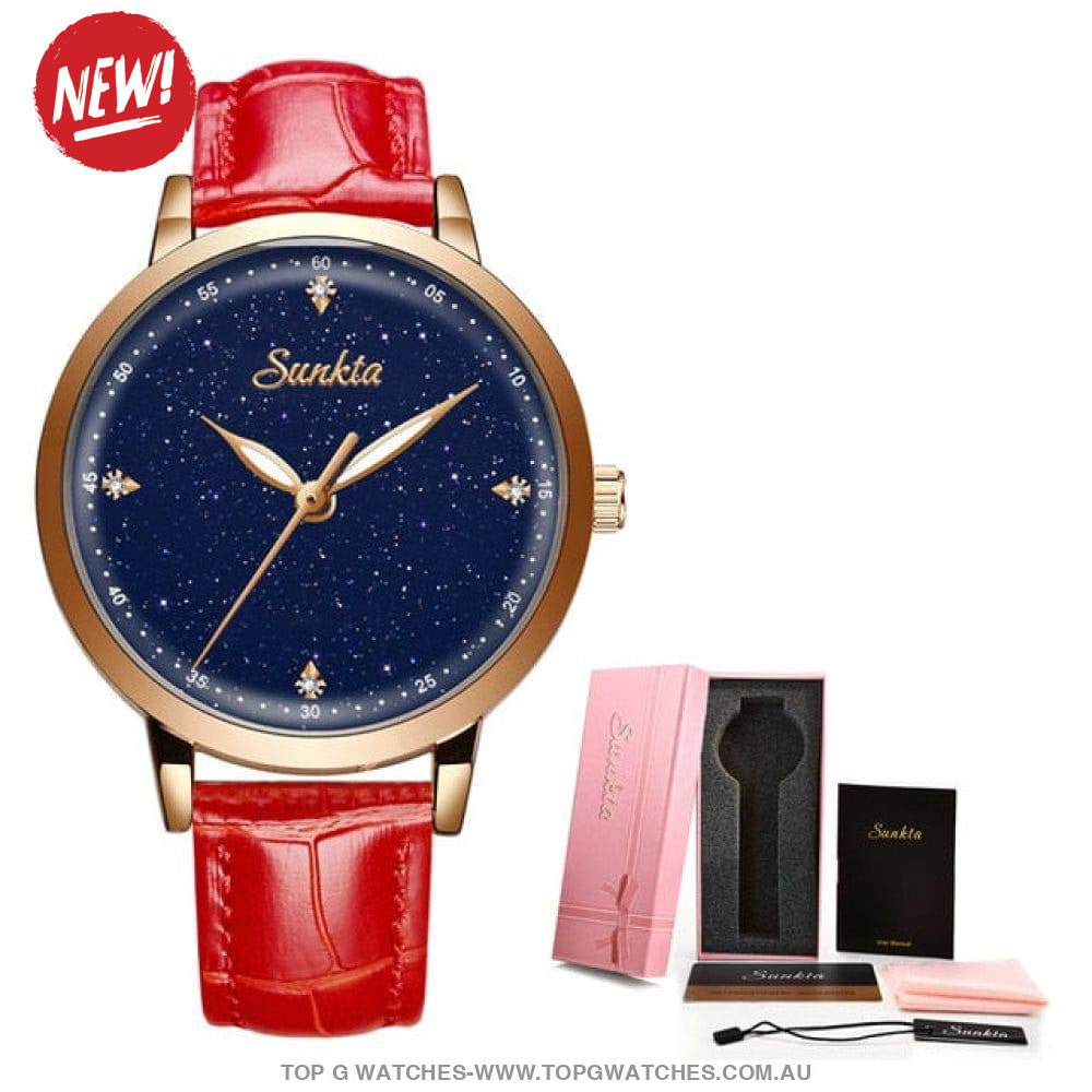 Stylish Lige Elegant Ultra Thin Bracelet Ladies' Fashion Dress Wristwatch - Top G Watches