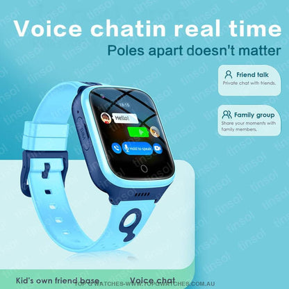 Safeguard Kids Pro Video Call Phone GPS Monitor Child Sports Digital Tracker Smartwatch - Top G Watches