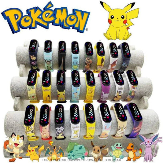 Smart-LED Digital Pokémon Gotta Catch 'Em All - Digital Electronic Watch - Top G Watches