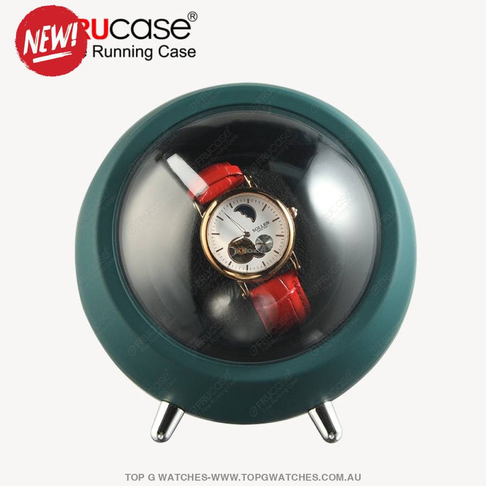 Motion FruCase Winding Display Watch Storage Case - Automatic Winder USB Cable / with Battery Option - Top G Watches