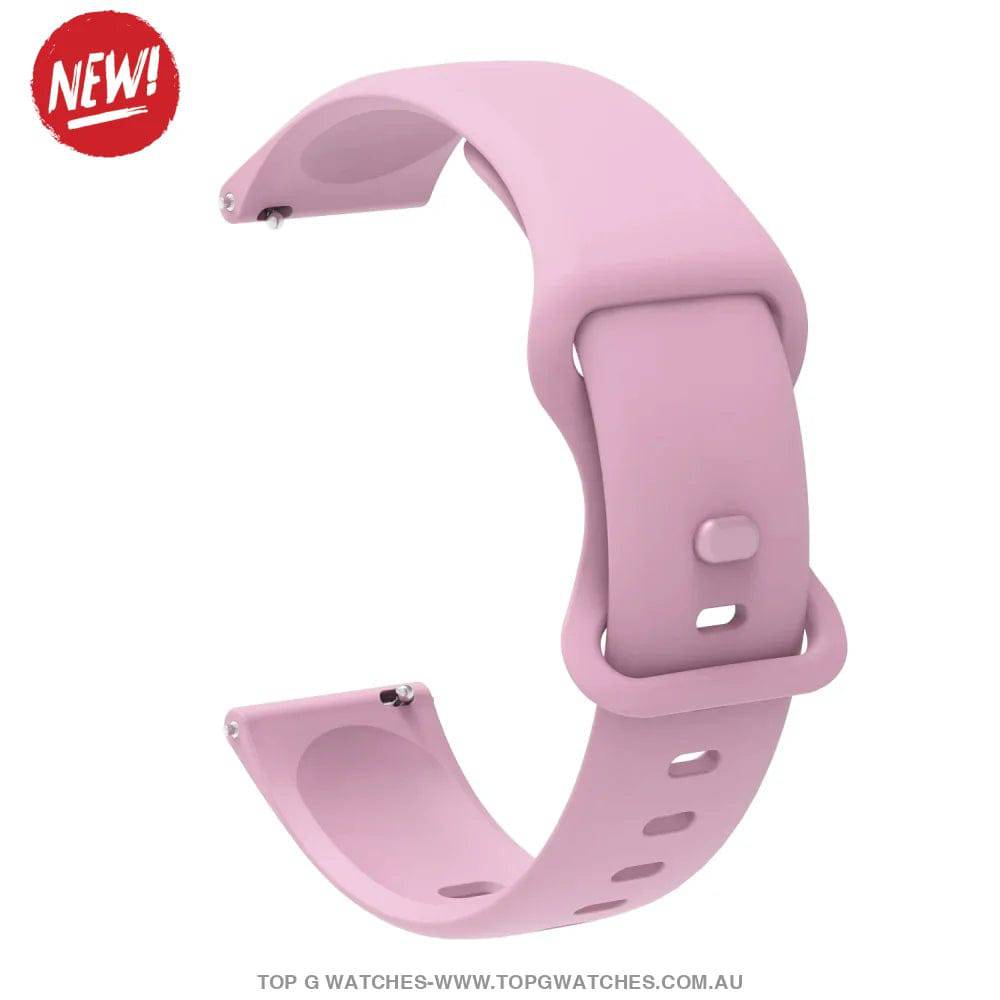 Smartwatch Universal Replacement Quick-Release Spare Strap - Silicone Watchband 20/22mm - Top G Watches