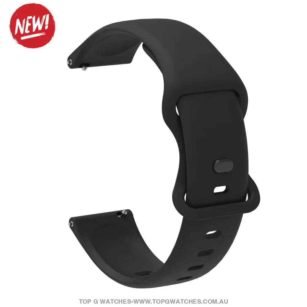 Smartwatch Universal Replacement Quick-Release Spare Strap - Silicone Watchband 20/22mm - Top G Watches