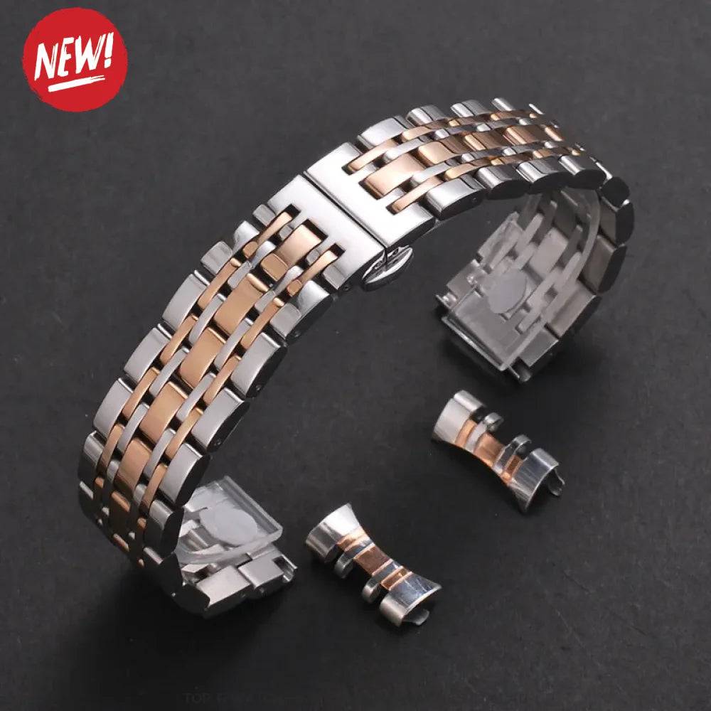 Solid 304L Stainless Steel Universal Replacement Quick-Release Replacement Watch Band - Top G Watches