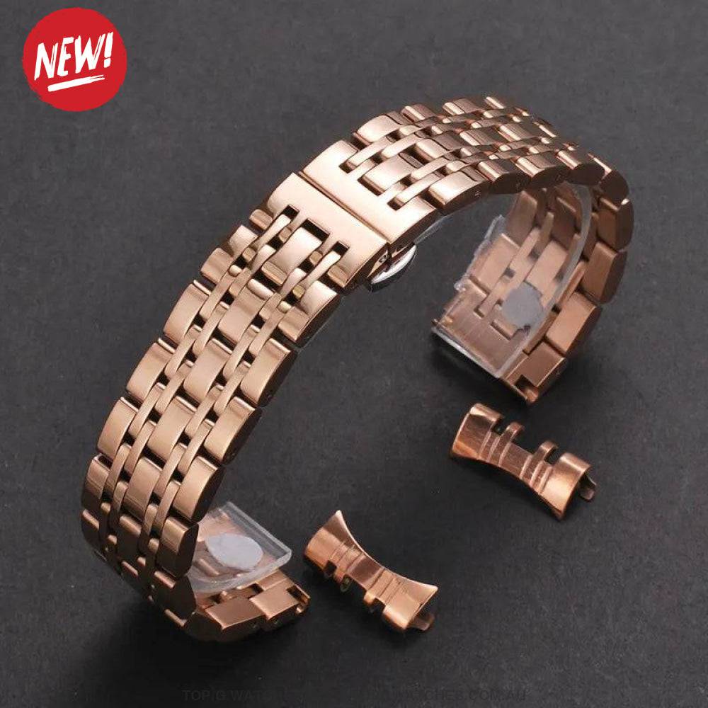 Solid 304L Stainless Steel Universal Replacement Quick-Release Replacement Watch Band - Top G Watches