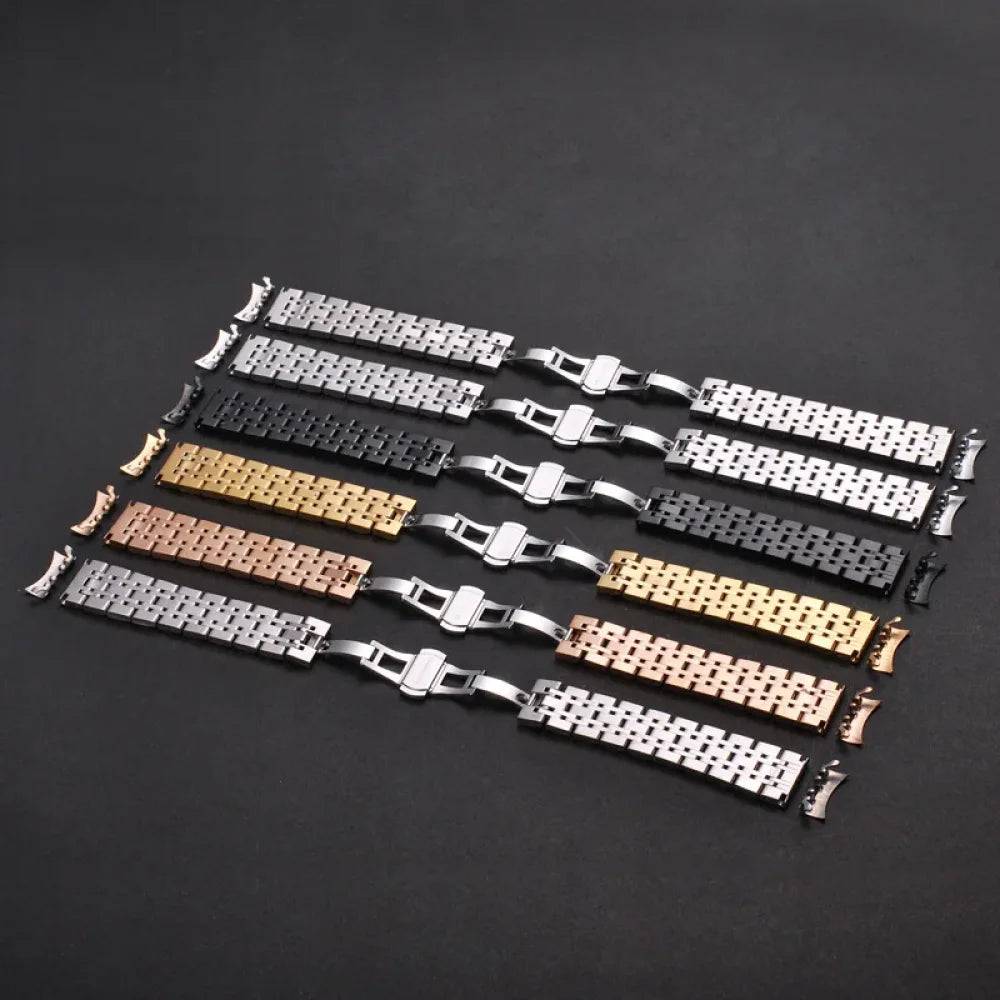 Solid 304L Stainless Steel Universal Replacement Quick-Release Replacement Watch Band - Top G Watches