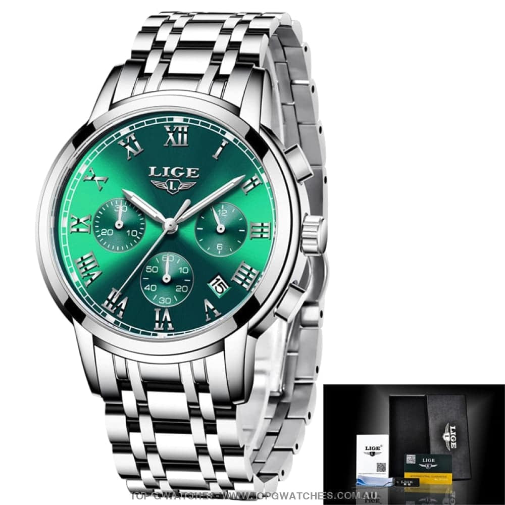 Top Luxury Lige Fashion Chronograph Quartz Ladies' Wristwatch - Top G Watches