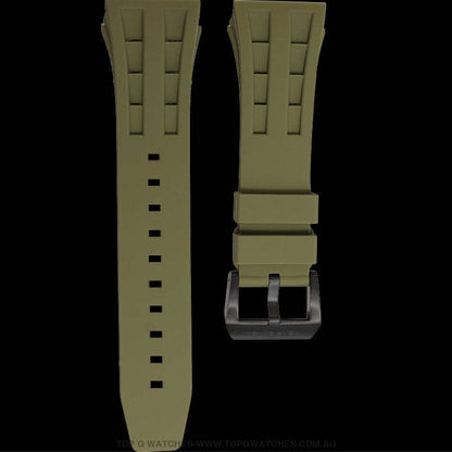 Official TSAR Bomba TB820 Series Genuine Replacement Silicone Strap - Top G Watches