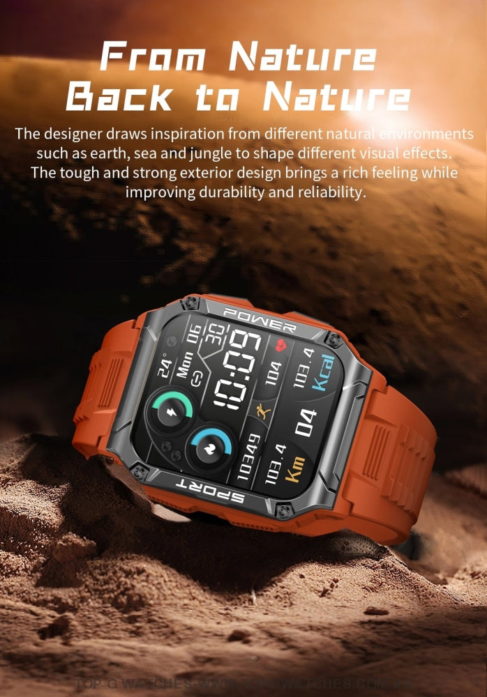 Ultimate Lige Apocalyptic Pro Compass Bluetooth Fitness Health Smart Watch Watches