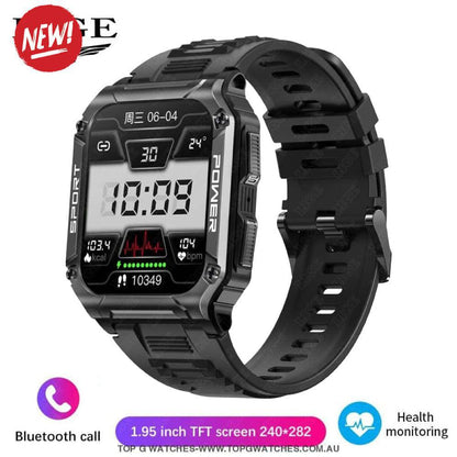 Ultimate LIGE Apocalyptic Pro Compass Bluetooth Fitness Health Smart Watch - Top G Watches