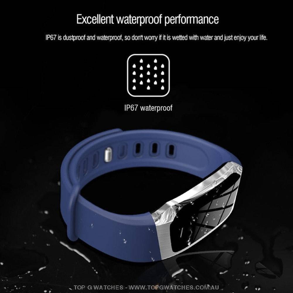 Unique LED Screen Missgoal Waterproof Business Sports Health Fitness Smart Wristwatch - Top G Watches