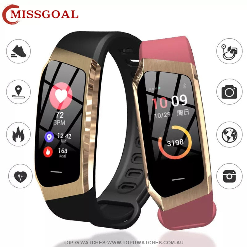Unique LED Screen Missgoal Waterproof Business Sports Health Fitness Smart Wristwatch - Top G Watches
