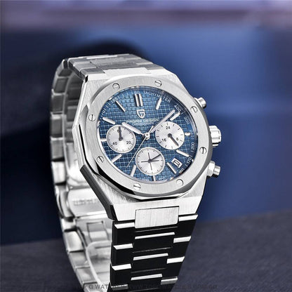 Luxury PAGANI-Design Sapphire Seiko VK63 Chronograph 200m Business Sports Watch - Top G Watches