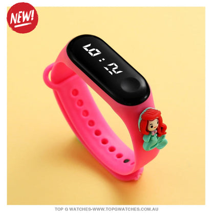 Waterproof Smart Touch Screen Digital Led Cartoon Sports Kid's Watch - Top G Watches