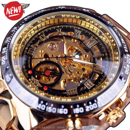 Winner Mechanical Self-Wind Business Casual Design Automatic Watch - Top G Watches