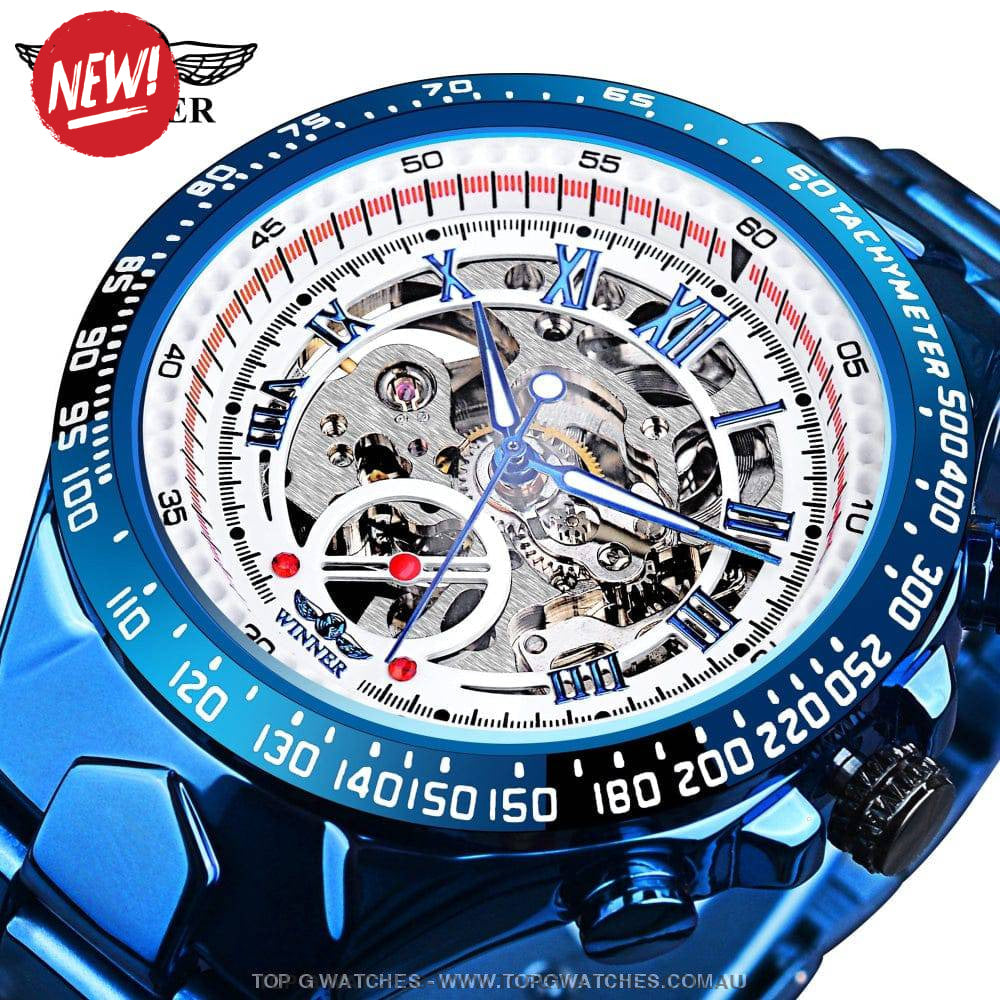 Winner Mechanical Self-Wind Business Casual Design Automatic Watch - Top G Watches