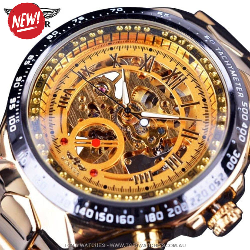 Winner Mechanical Self-Wind Business Casual Design Automatic Watch - Top G Watches