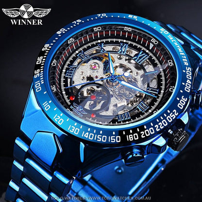 Winner Mechanical Self-Wind Business Casual Design Automatic Watch - Top G Watches