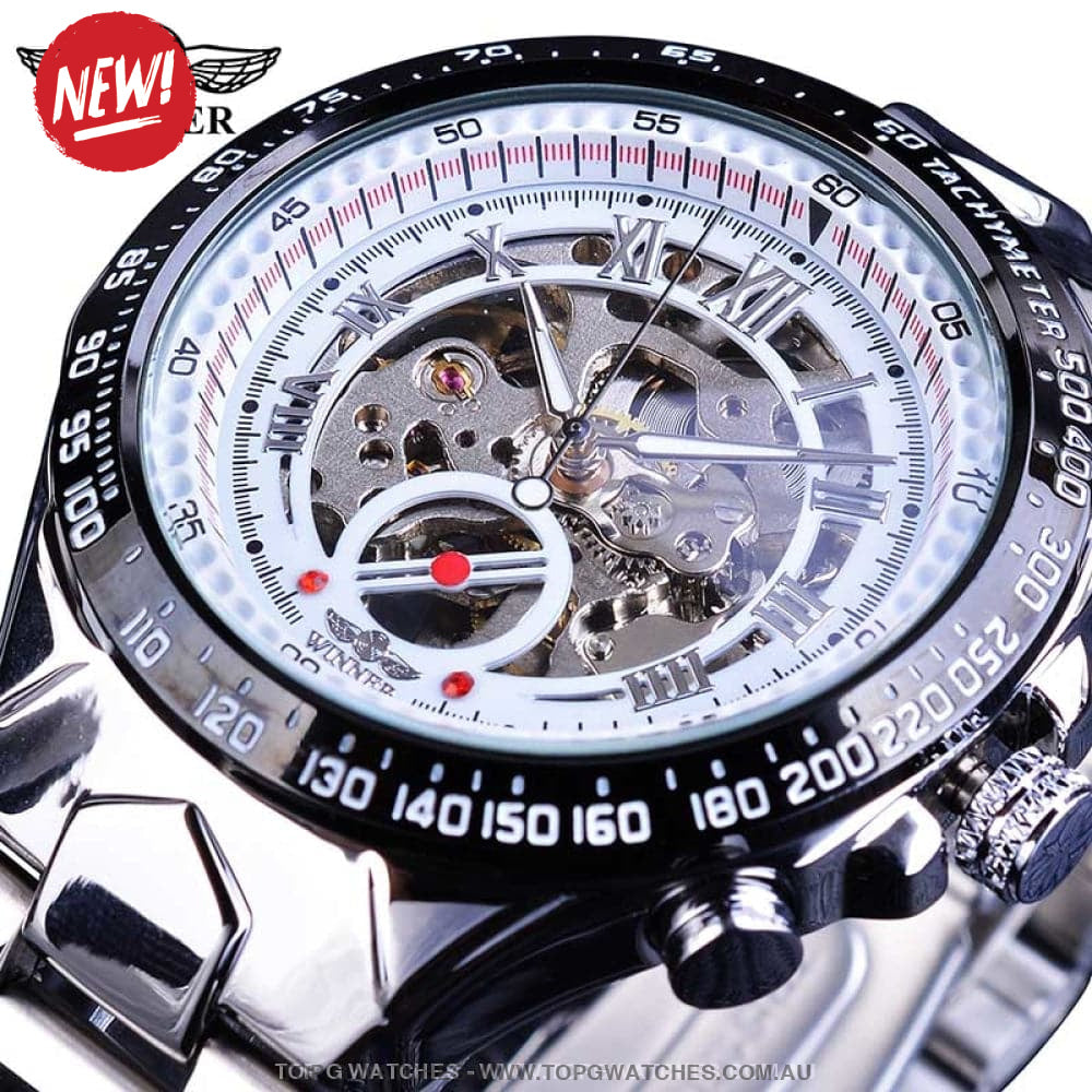 Winner Mechanical Self-Wind Business Casual Design Automatic Watch - Top G Watches