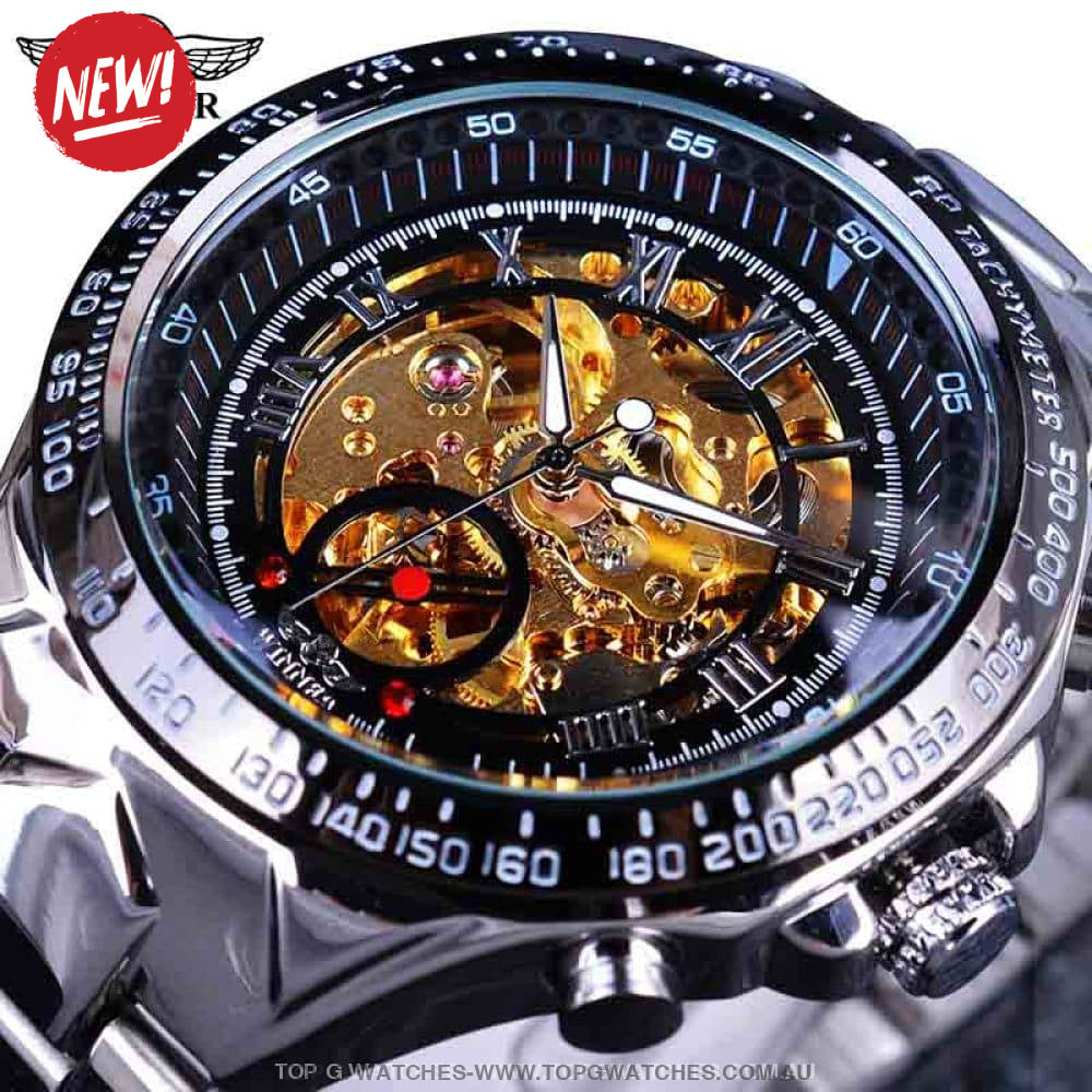 Winner Mechanical Self-Wind Business Casual Design Automatic Watch - Top G Watches